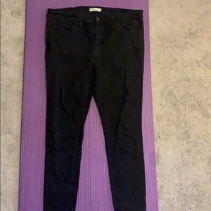 Madewell Black Roadtripper Jeans Size 34